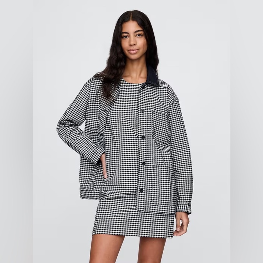 Barn Jacket - dark blue and white Gap X Doen